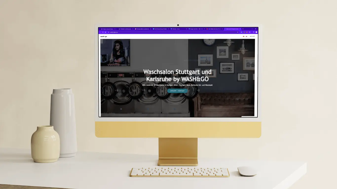 Wash&Go Website Stuttgart